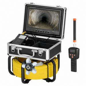 Csatornakamera 512 Hz-es helymeghatározóval, 30 m-es önszintező kábellel, 9 hüvelykes 1080p HD kijelzővel, 36× zoommal, 12 LED-del és 32 GB-os SD-kártyával