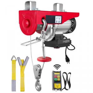 Csörlő, emelő, futómacska – 1000 kg teherbírás, 1600 W, 230 V, vezeték nélküli távirányítóval