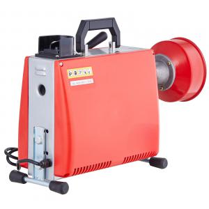 Csőtisztító gép ipari lefolyótisztító duguláselhárító gép motor 250W, spirál 16mm
