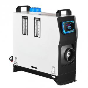 Dízel légfűtő 5–8 kW (12 V) – kompakt állófűtő távirányítóval és piros LCD vezérléssel