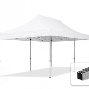 Economy  Alumínium Pop-up összecsukható pavilon rendezvénysátor 3x6m ponyva PVC fehér
