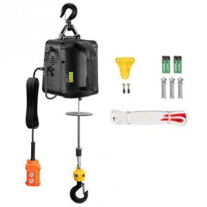 Elektromos csörlő 1500 W – 2 az 1-ben vezérlés, 500 kg teherbírás, vezetékes távirányító