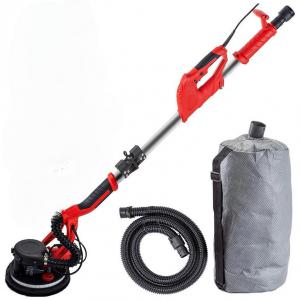 Elektromos gipszkarton csiszoló teleszkópos nyéllel – 750 W, LED világítással és porelszívással