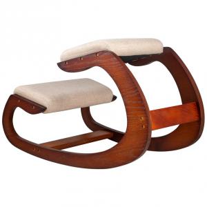 Ergonomikus térdelőszék 100 kg teherbírással, térdelő testtartású irodai szék csípőpárnával