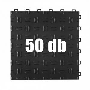 Garázscsempe garázspadló burkolólap  30,5x 30,5 cm (4,2 m2) 50db fekete