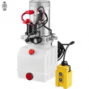 Hidraulikus Szivattyú 12V DC  tartály kapacitás 4 liter Egyszeres működésű