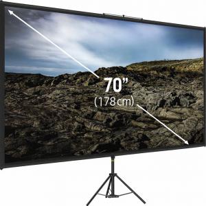 Hordozható 4K HD Projektor Vászon Állvány –178 cm