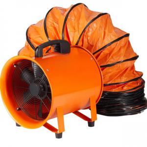 Hordozható elszívó ventilátor 304,8 mm csőtömlővel 5m – ipari szellőztetéshez
