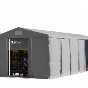 Ipari raktársátor 8x24 m, 4 m oldalmagasság, tolókapuval, PVC ponyva