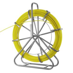 Kábelbehúzó, berudaló, üvegszálas behúzószál kerekes kerettel, 152 m (6,3 mm)