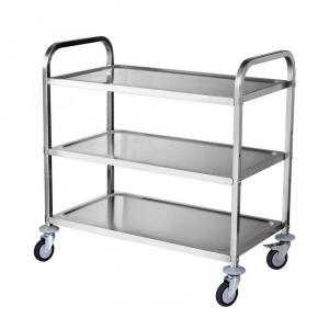 Laboratóriumi orvosi kocsi rozsdamentes acél 94 × 49 × 94 cm