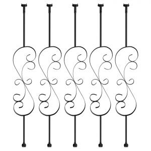 Lépcső korlátoszlop 5 db-os S alakú horganyzott acél