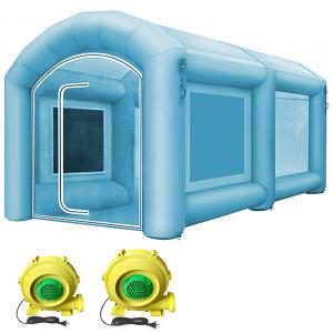 Mobil festőfülke, festő sátor légfúvóval 4 x 2,5 x 2,2 m