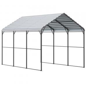 Mobilgarázs Carport fém kerettel  acélváz, polietilén borítás, vízálló  300 x 450 cm