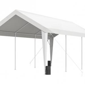 Mobilgarázs, kocsibeálló, partisátor 3x6m tartozék 4db homokzsákkal fehér