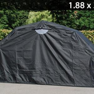 Motorgarázs,sátorgarázs összecsukható garázs 1,88x3,45x1,9 m fekete