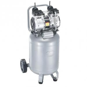 Olajmentes légkompresszor 49 literes,  2 LE teljesítménnyel, 113 L/perc szállítással (6,2 bar), max. 8 bar nyomás