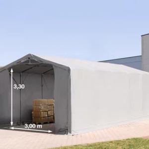 Outlander  ponyva csarnok raktársátor 5x10m oldalmagasság 3,00m  ponyva PVC  szürke