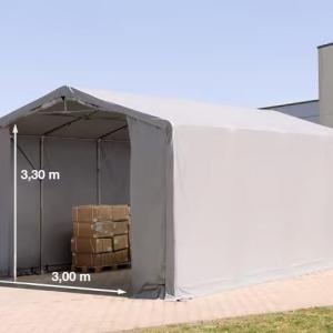 Outlander raktársátor ponyva csarnok 5x8 m oldalmagasság 3,00m ponyva PVC  szürke
