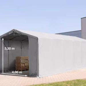 Outlander raktársátor ponyva csarnok 6x16m oldalmagasság 3,00m  standard bejárat ponyva PVC