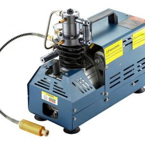 PCP légkompresszor 1800 W, 220 V, 4500 PSI / 30 MPA / 300 bar, vízhűtéses, automatikus nyomáskioldással