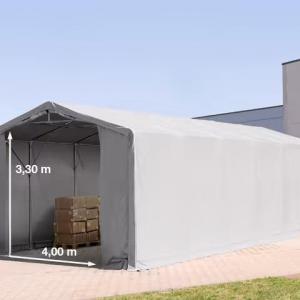 Ponyva csarnok raktársátor 6x12 m oldalmagasság 3,00m ponyva PVC  szürke
