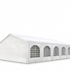 Premium rendezvénysátor parti sátor 5x12 m, ponyva PE 450 fehér (60m2)