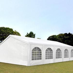 Premium rendezvénysátor parti sátor 5x12 m, ponyva PE  fehér (60m2)