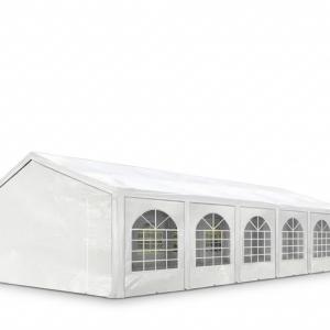 Premium rendezvénysátor parti sátor 6x12 m ponyva PE 350 fehér