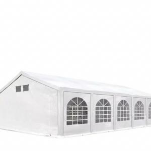 Premium rendezvénysátor partisátor 5x10 m ponyva PE 550 fehér erősített szerkezettel