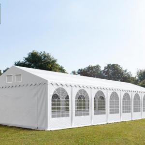 Professzionális extra erős rendezvénysátor 6x16 m ponyva lángálló PVC  oldalfalmagasság+ 2,6m, erősített szerkezet