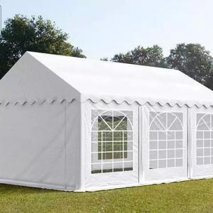 Professzionális lángálló rendezvénysátor 4x6 m, ponyva PVC  fehér