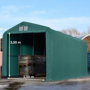 Professzionális ponyvagarázs ponyvacsarnok 4x8x3,35m  ponyva lángálló PVC