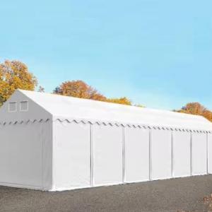 Professzionális  raktársátor ipari sátor 4x14 m ponyva  PVC oldalmagasság + 2,6 m erősített szerkezettel (56m2)