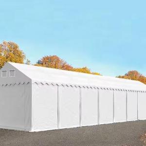 Professzionális  raktársátor, tároló sátor 4x16m ponyva PVC oldalfalmagasság+2,6 m erősített szerkezettel