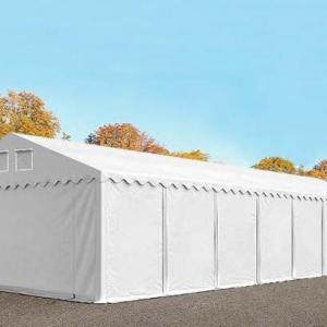 Professzionális  raktársátor, tároló sátor 6x24m ponyva PVC oldalfalmagasság +2,6 m erősített szerkezet