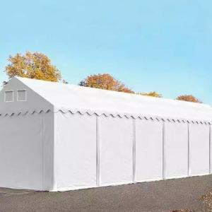 Professzionális raktársátor,ipari sátor  tároló sátor 3x12 m ponyva PVC oldalmagasság  +2,6 m erősített szerkezet fehér