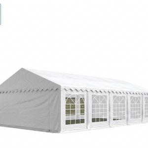 Professzionális rendezvénysátor 5x10 m, ponyva lángálló PVC 700  fehér