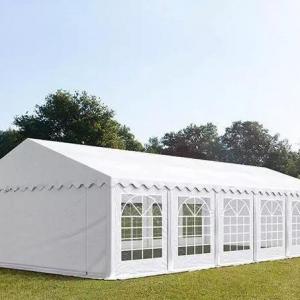 Professzionális  rendezvénysátor parti sátor 5x12 m ponyva PVC fehér (60m2)