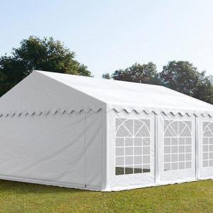 Professzionális rendezvénysátor partisátor  6x6 m, ponyva PVC  fehér