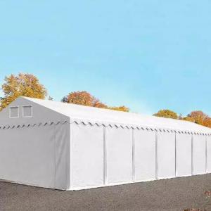 Professzionlis  raktársátor, tároló 4x12m ponyva PVC oldalmagasság +2,6 m erősített szerkezettel