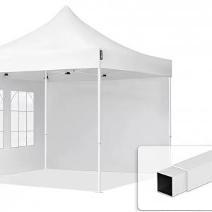 PROFI  Pop-up összecsukható pavilon, rendezvénysátor 3x3 m, ponyva PVC oldalfal 2db