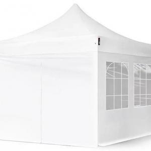 PROFI  Pop-up összecsukható pavilon, rendezvénysátor 3x3 m, ponyva PVC  vázszerkezet 30mm acél,  4db oldalfal