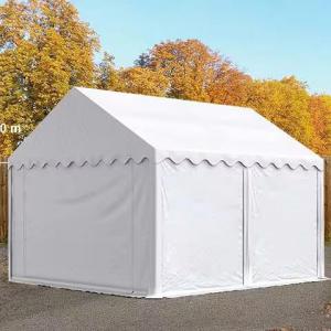 Raktársáror ipari sátor 3x4 m ponyva PVC erősített szerkezettel padlókerettel
