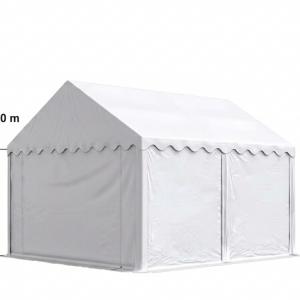 Raktársátor tároló sátor 3x4 m ponyva PVC erősített szerkezettel padlókerettel