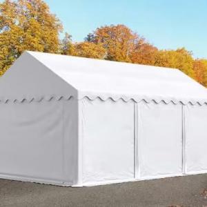 Raktársátor  tároló sátor 3x6 m ponyva PVC erősített szerkezettel padlókerettel