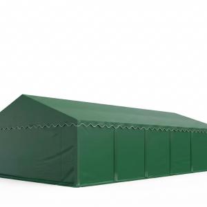 Raktársátor tároló sátor 6x12 m ponyva  PVC  padlókerettel erősített szerkezettel zöld