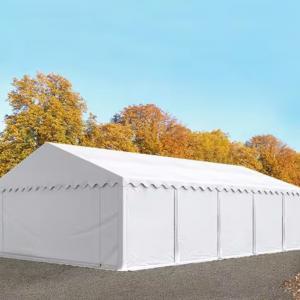 Raktársátor, tárolósátor 5 × 10 m – 50 m², PVC ponyvával, padlókerettel és megerősített horganyzott acélszerkezettel