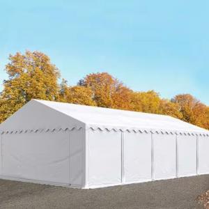Raktársátor, tárolósátor, ipari sátor 5 × 10 m – 50 m², PVC ponyvával, horganyzott acélvázzal