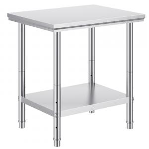 Rozsdamentes acél munkaasztal  60x76x80 cm